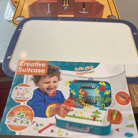 Screw Tool Table creative Toys with suitcase - Picture 5 of 10